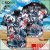 Cowboys Tropical Leaf Pattern Hawaiian Shirt 1