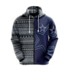 Cowboys Zip Ups Sweas Casual Hooded Sports Coat Pullover Hoodie Zip Hoodie 1