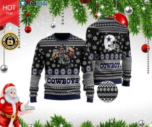 Dallas Cowboys 3D Printed Christmas Wool Sweater