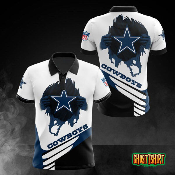 Dallas Cowboys Casual 3D Polo V1 1