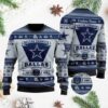 Dallas Cowboys Football Team Logo Custom Name Personalized Ugly Christmas Ugly Sweater Christmas Gifts 1