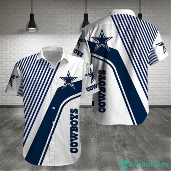 Dallas Cowboys Hawaiian Shirts Pattern Stripe