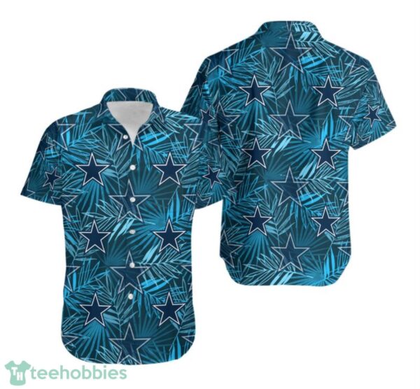 Dallas Cowboys Leaf and Logo Limited Edition Hawaiian Shirt For Fans 1