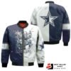 Dallas Cowboys Legends Coach And Players Sgined Bomber Jacket 1