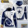 Dallas Cowboys Logo Football 3D Hoodie Flame Ball Nfl 3D Sweatshirt 1