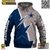 Dallas Cowboys Logo Football 3D Hoodie Zigzag Nfl 3D Sweatshirt 1