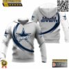 Dallas Cowboys Logo Football 3D Unisex Hoodie Nfl 3D Sweatshirt 1