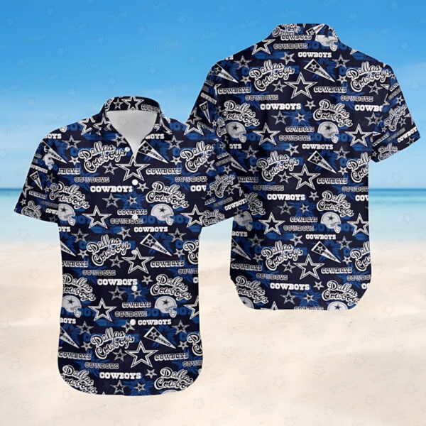 Dallas Cowboys Logo Frenzy Hawaiian 1