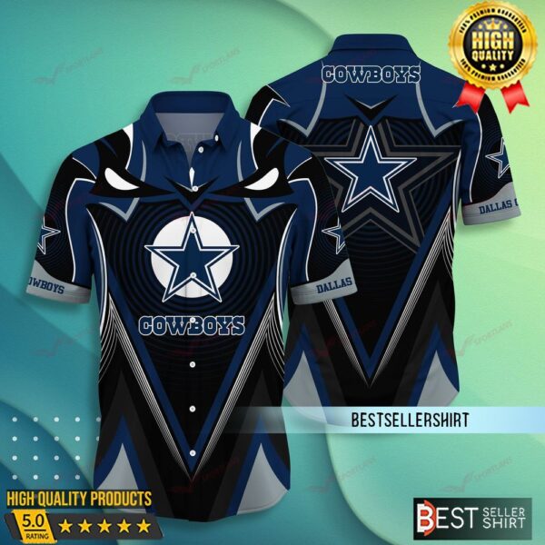 Dallas Cowboys Logo MLB Hawaiian Shirts 1