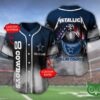 Dallas Cowboys NFL 3D Custom Name Number Metallica Baseball Jersey 1