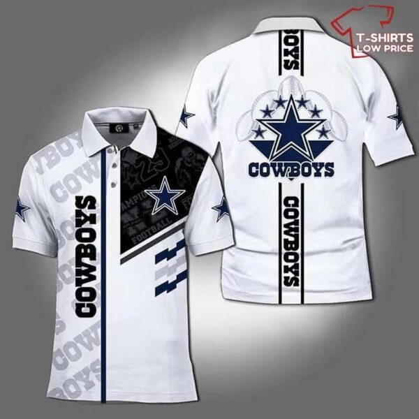 Dallas Cowboys NFL 3D Polo 1