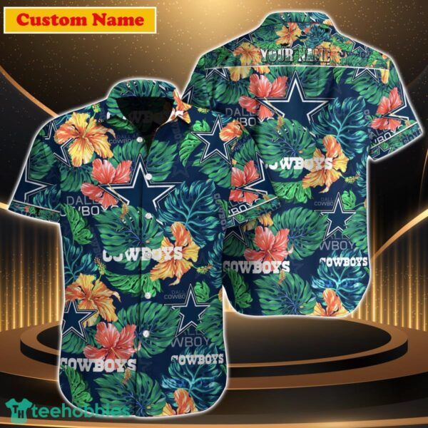 Dallas Cowboys NFL Custom Name Hawaiian Shirt For Men Women Gift For Fan 1