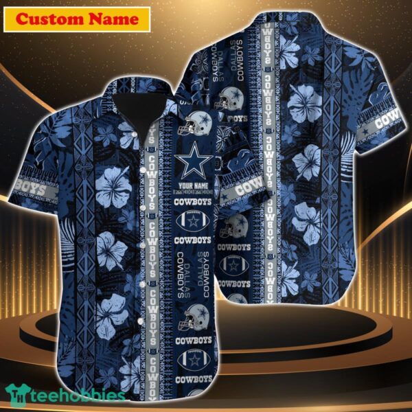 Dallas Cowboys NFL Custom Name Hawaiian Shirt For Men Women Style Gift For Fan 1