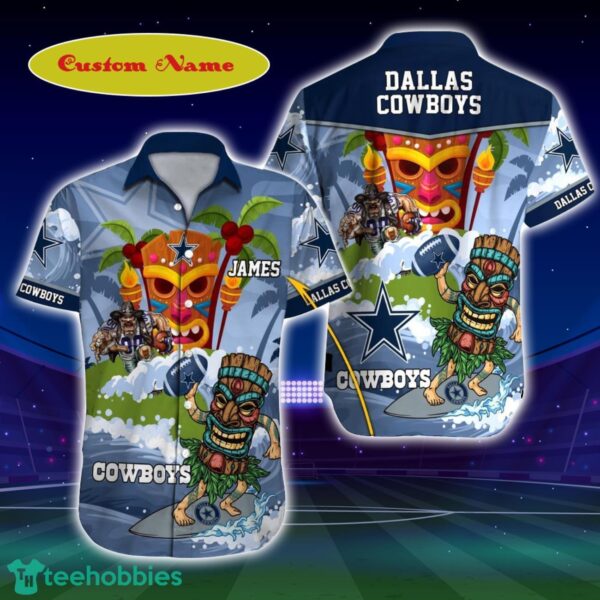 Dallas Cowboys NFL Football Custom Name Hawaiian Shirt For Men And Women Best Gift For True Fans 1