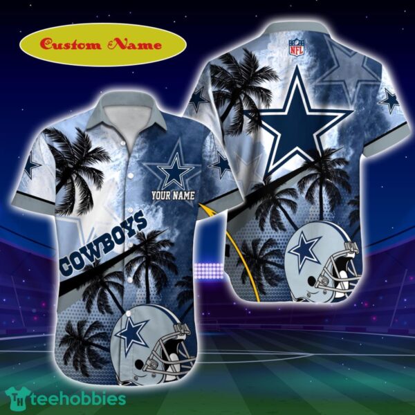 Dallas Cowboys NFL Football Custom Name Hawaiian Shirt For Men And Women Gift For Fans 1