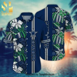 Dallas Cowboys NFL For Sports Fan Pattern Hawaiian Beach Shirt