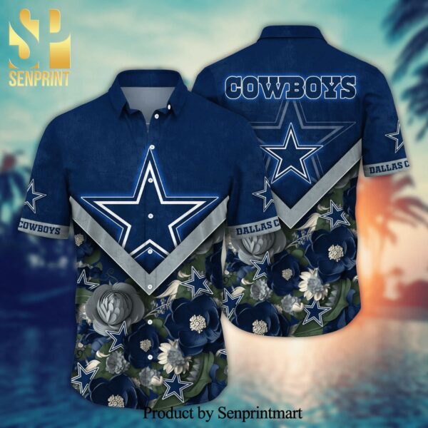 Dallas Cowboys NFL For Sports Fan Pattern Hawaiian Style 1