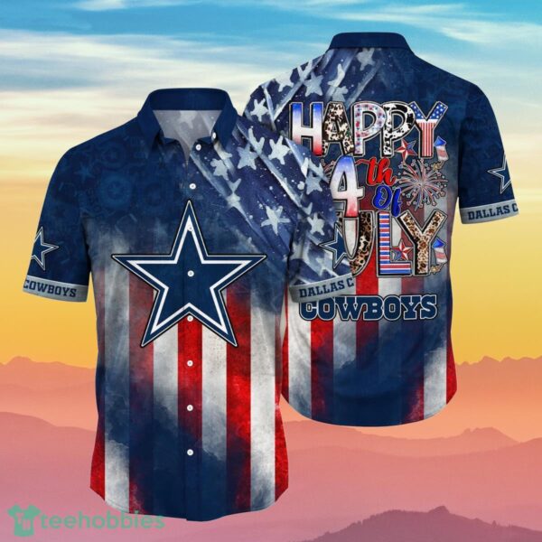 Dallas Cowboys NFL Hawaiian Shirt 4th Of July Independence Day Best Gift For Men And Women Fans 1