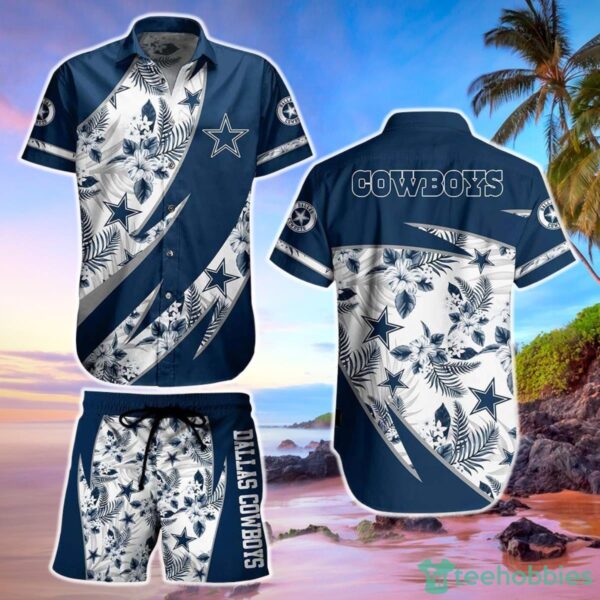 Dallas Cowboys NFL Hawaiian Shirt And Short Style Tropical Graphic Summer For Awesome Fans 1