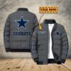 Dallas Cowboys NFL Personalized Puffer Jacket For Fan V10 1