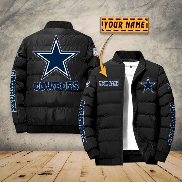 Dallas Cowboys NFL Personalized Puffer Jacket For Fan V17 1