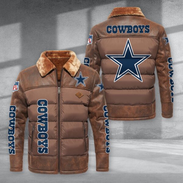 Dallas Cowboys NFL Personalized Puffer Jacket For Fan V19 1