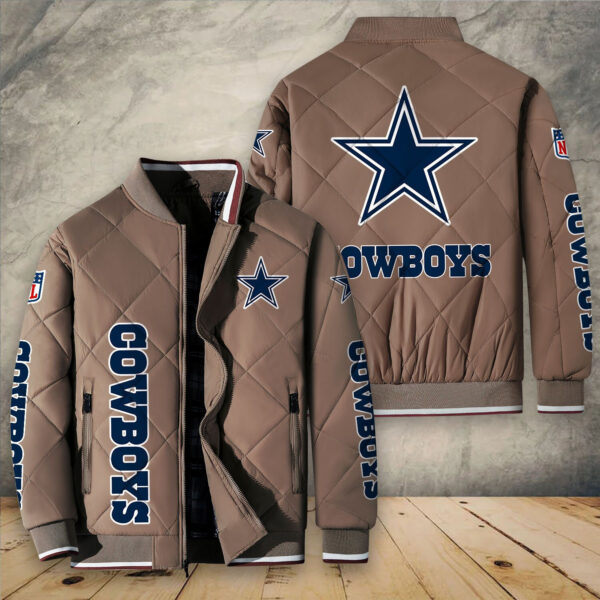 Dallas Cowboys NFL Personalized Puffer Jacket For Fan V6 1