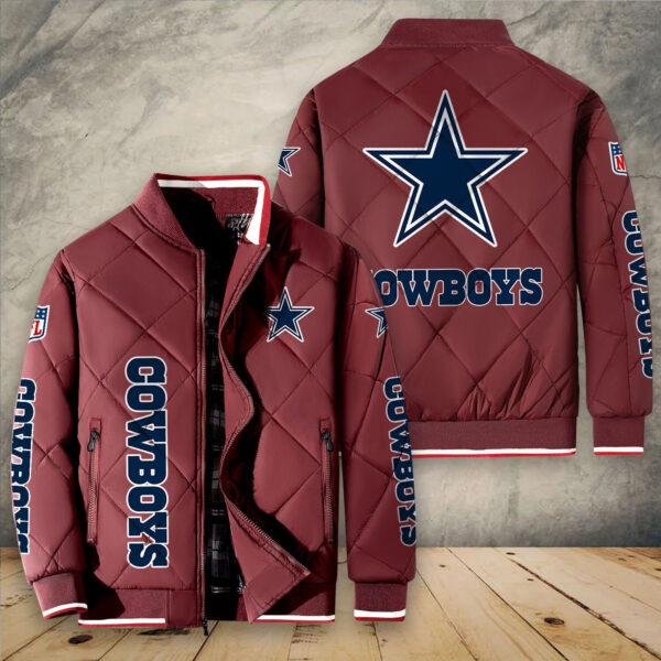 Dallas Cowboys NFL Personalized Puffer Jacket For Fan