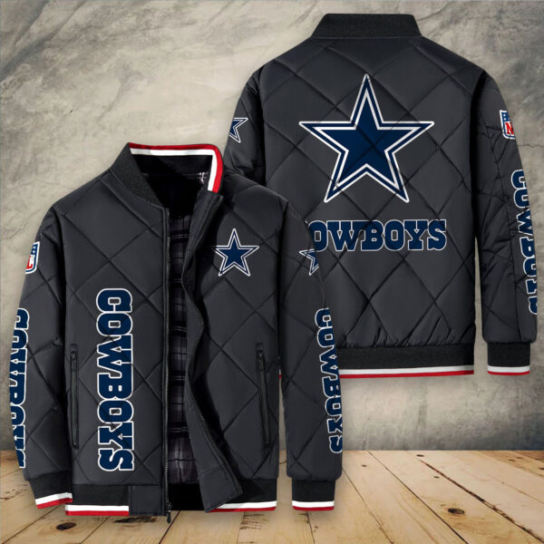 Dallas Cowboys NFL Personalized Puffer Jacket For Fan V9 1