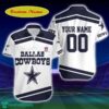 Dallas Cowboys NLF Football Custom Name Hawaiian Shirt Impressive Gift For Men And Women Fans 1