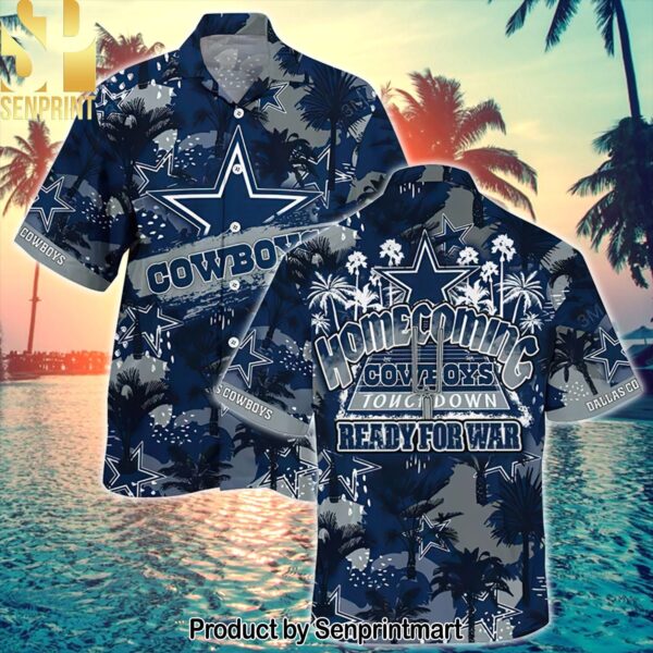 Dallas Cowboys National Football League Homecoming All Over Print Hawaiian 1