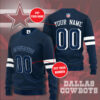 Dallas Cowboys Personalized All Over Print Sweater 1