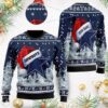 Dallas Cowboys Symbol Wearing Santa Claus Hat Ho Ho Ho Custom Personalized Christmas Ugly Sweater Christmas Gifts 1