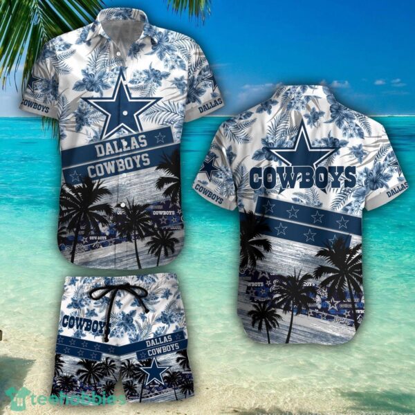 Dallas Cowboys Team NFL Hawaiian Shirt And Beach Shorts Fans Gift 1