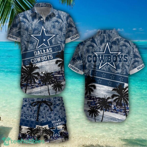 Dallas Cowboys Team NFL Hawaiian Shirt And Beach Shorts Summer Gift 1