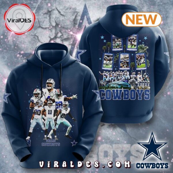 Dallas Cowboys Team Navy Hoodie 1