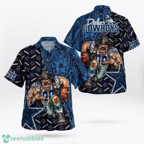 Dallas Cowboys Tribal Hawaiian Shirt Beach Summer Gift 1