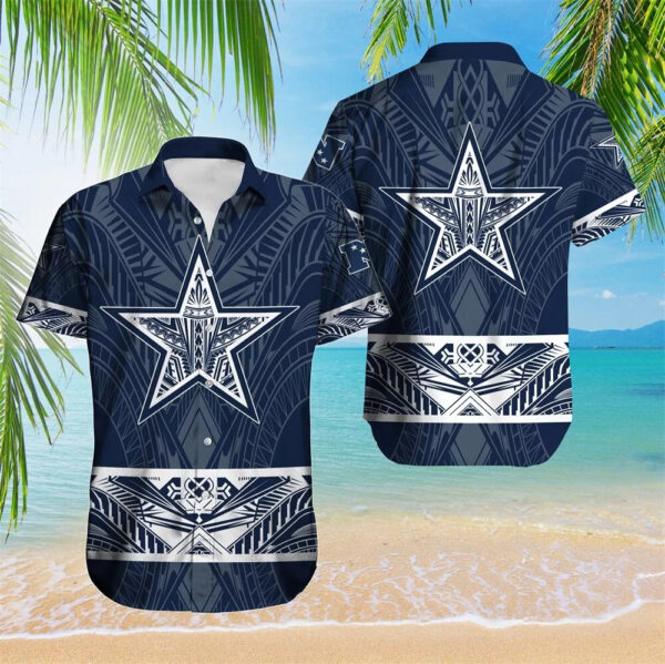 Dallas Cowboys Tribal Star Hawaiian 1