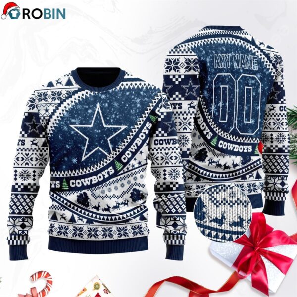 Dallas Cowboys Ugly Christmas Sweater V3 1