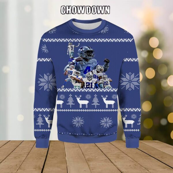 Football Team Dallas Cowboys Ugly Christmas Sweater Christmas Gifts 1