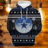 Merry Christmas Cowboys 3D Christmas Gift Pullover Hoodie Zip Hoodie 1