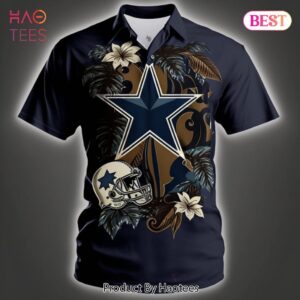 NEW Dallas Cowboys Hawaiian Shirt Dark Blue Trending