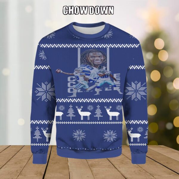 NFL Ceedee Lamb Cowboys Ugly Sweater Christmas Gifts