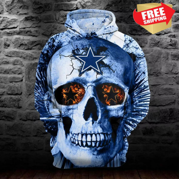 New Cowboys Horror Football Team Sport Pullover Hoodie Zip Hoodie 1