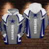 Nfl Cowboys 3D Pullover Hoodie Zip Hoodie 1