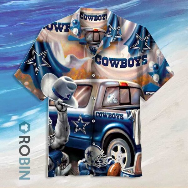 Nfl Cowboys Hawaiian Summer Shirts 1