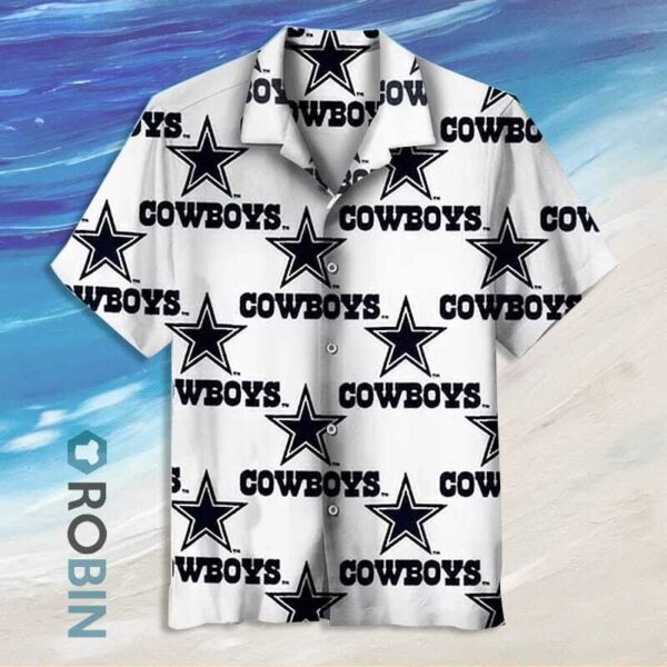 Nfl Cowboys Logo Hawaiian Shirt 1