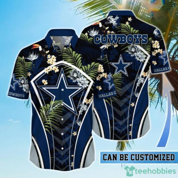 Personalized Dallas Cowboys NFL Flower Summer Tropical Hawaiian Shirt 1