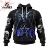 Personalized NFL Dallas Cowboys Special Skull Art Design Hoodie 3D 1