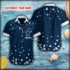 Seamless Triangle Cowboys Short Sleeve Hawaiian Shirt 1